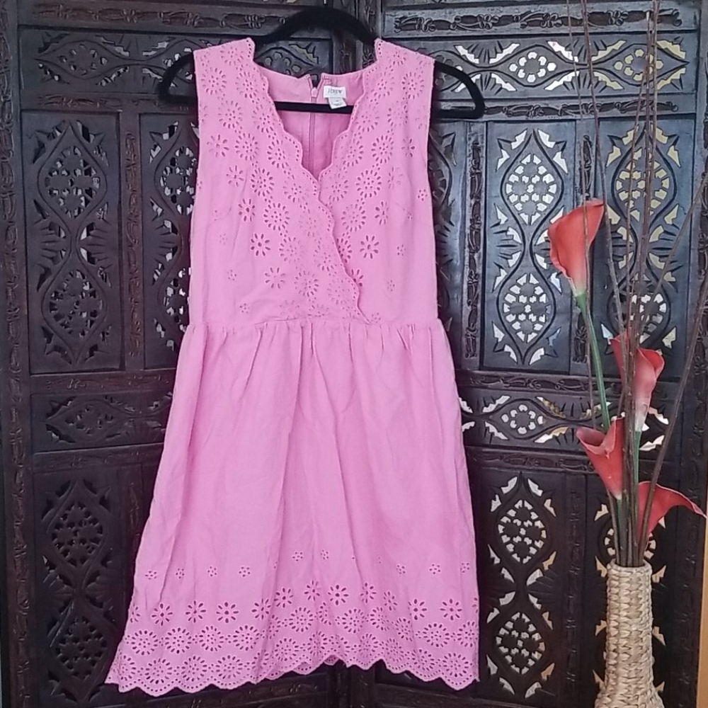J. Crew bubble gum pink dress